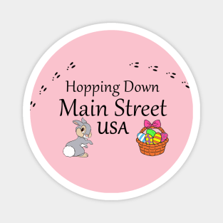 Hopping Down Main Street USA Magnet